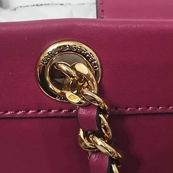 KARL LAGERFELD PARIS Savoie Crossbody Wine - Picture 4 of 10